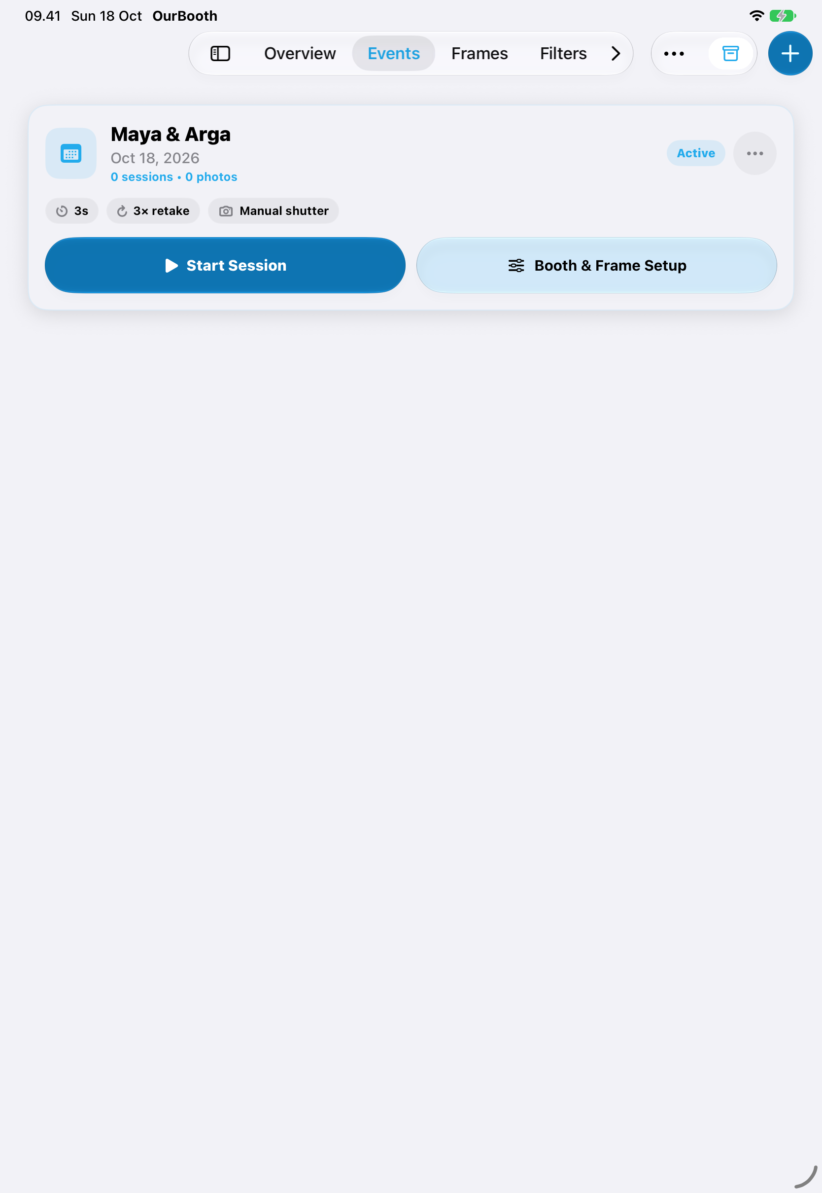 iPad Events