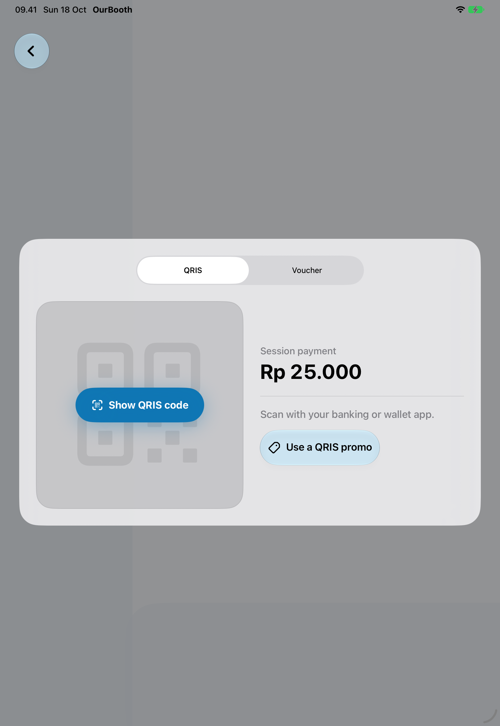 iPad payment