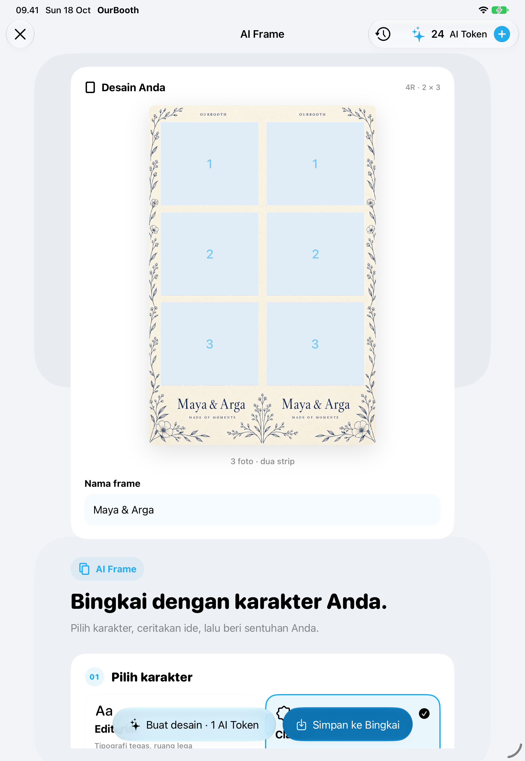 AI Frame iPad