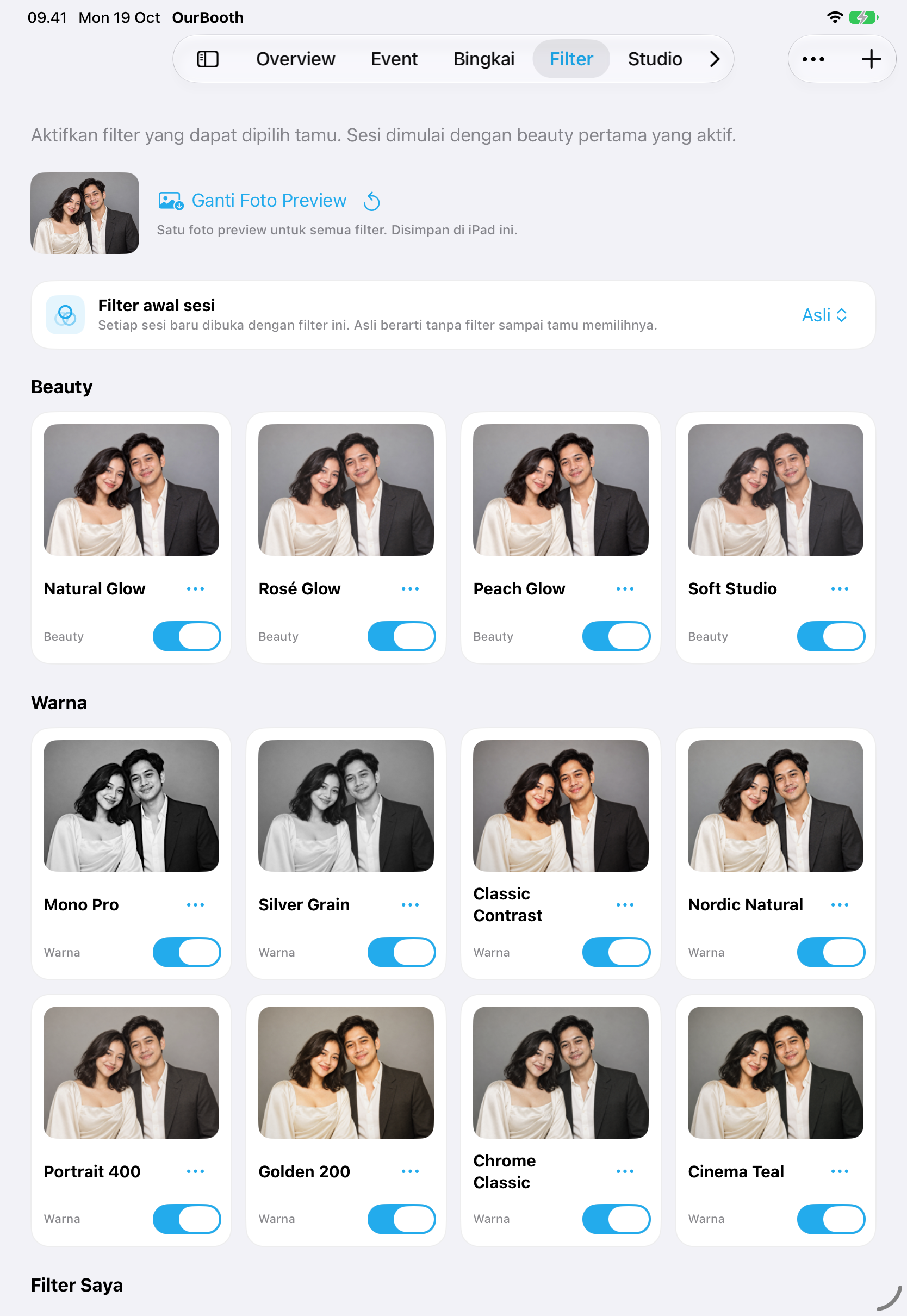 Filter iPad